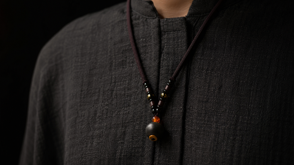 "Five Elements" Zen Aromatic Pendant Necklace | Minimalist Mindfulness Jewelry