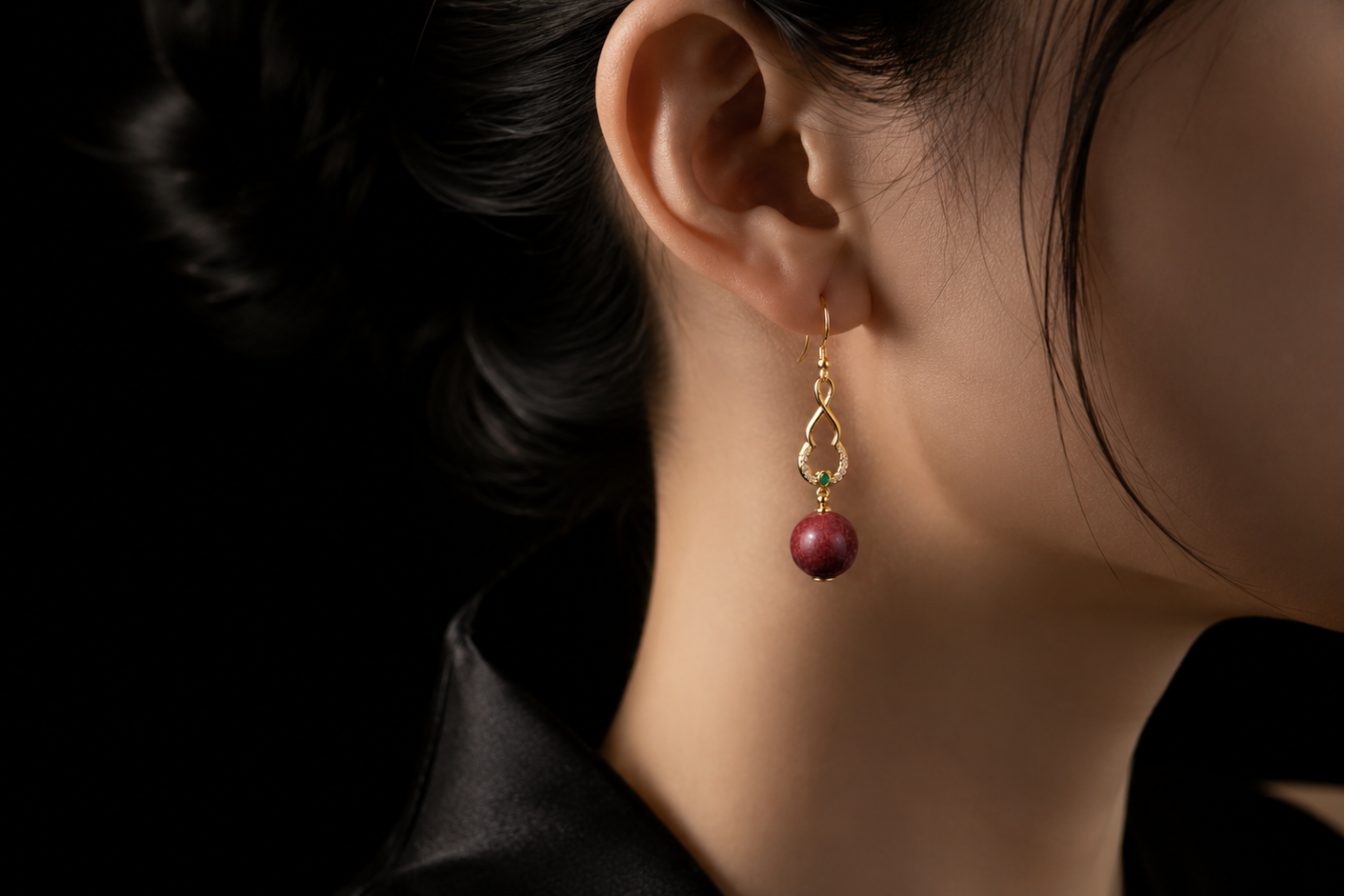 "Lady of Flowers" Scented Botanical Drop Earrings | Handmade Aromatic Jewelry